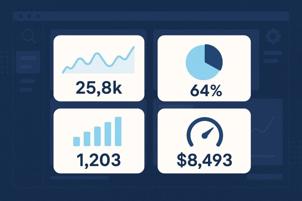 Core Metrics Displayed on Real-Time Dashboards