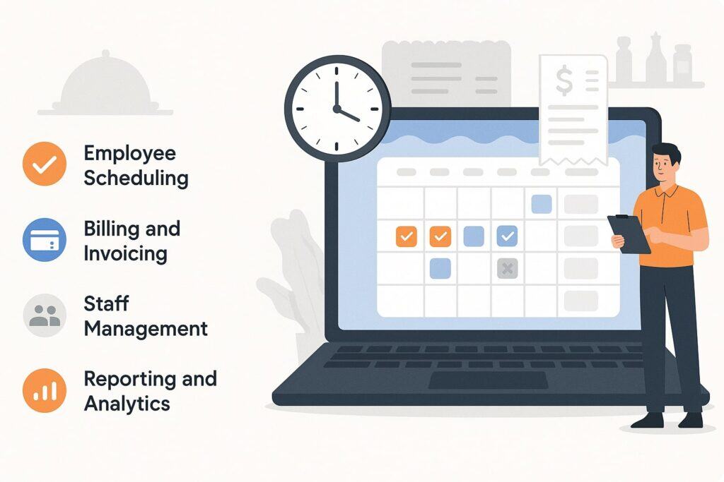 Key Features of Restaurant Scheduling and Billing Software
