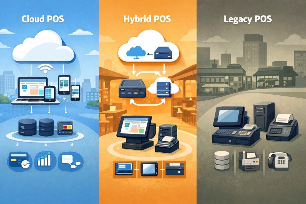 Core Architecture: Cloud POS vs Hybrid vs Legacy for Multi-Location Restaurants