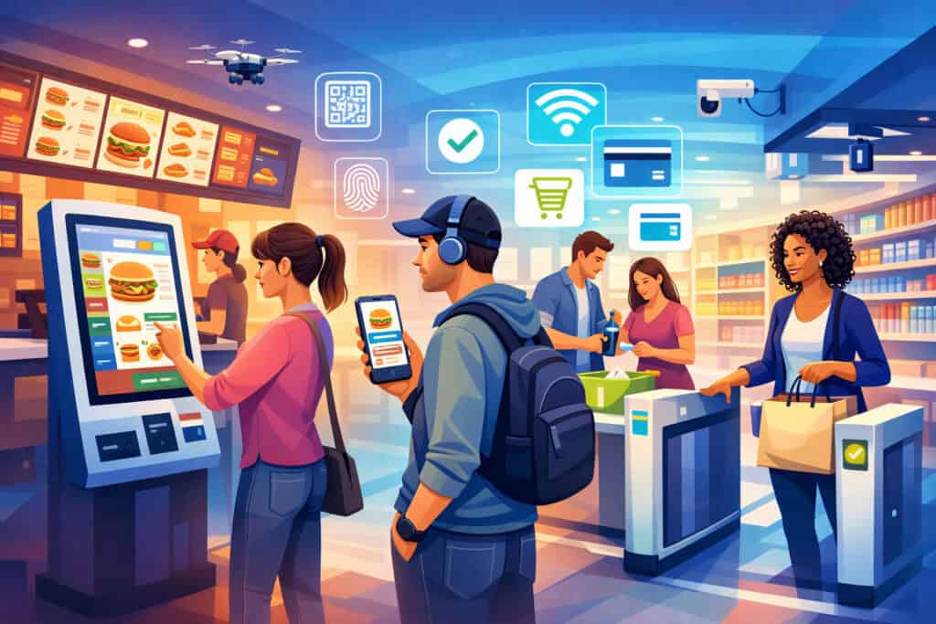 Digital Ordering, Kiosks, and Frictionless Checkout Become Standard
