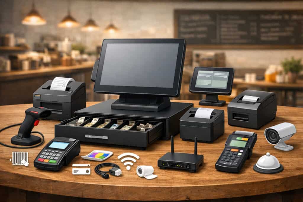 Hardware and peripherals: build the physical foundation of the POS setup checklist for new restaurants