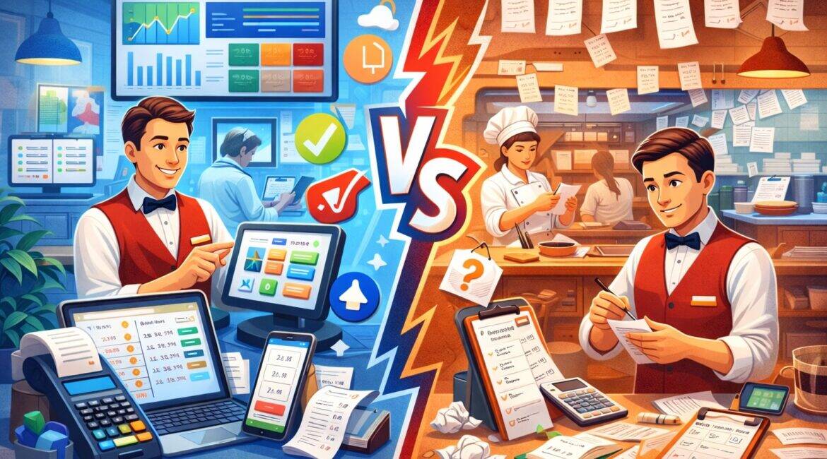 Restaurant Management Software vs Manual Systems