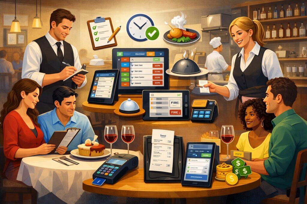 Table, Course, and Check Handling for Full-Service Dining That Staff Actually Trust