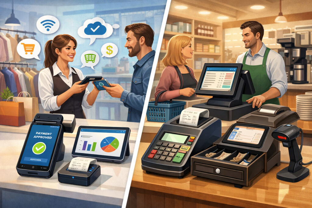 Mobile POS vs Traditional POS (comparison table)