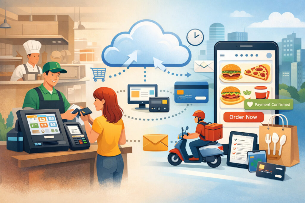 What “POS integration with online ordering” means