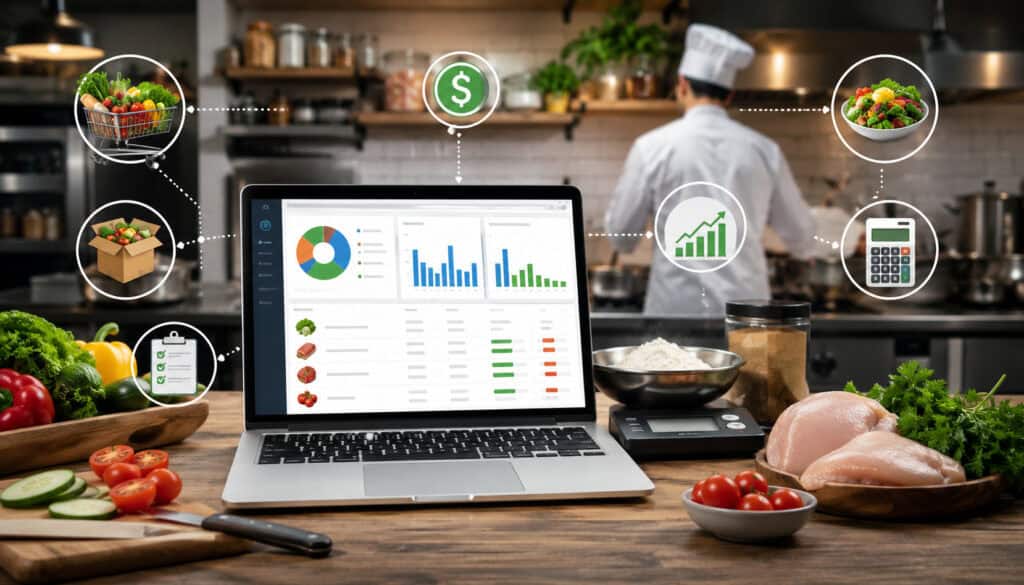 Restaurant software tracking ingredient costs