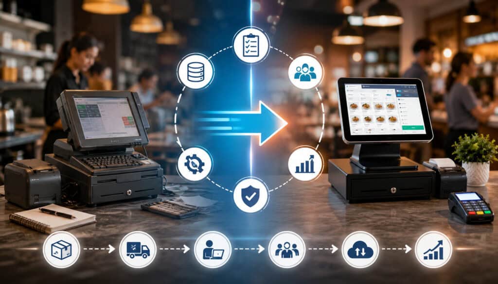 Switching POS systems without disrupting restaurant service