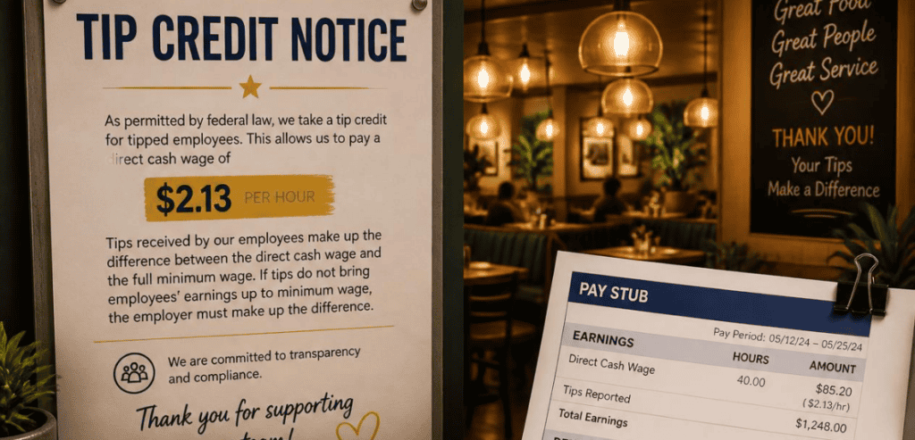 Tip Credit Notice
