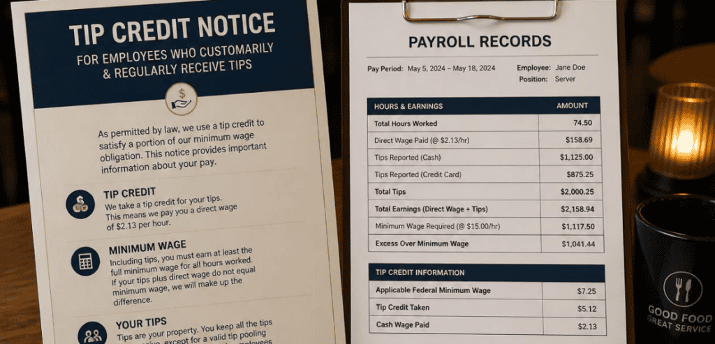 What the Tip Credit Notice Must Include